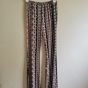 Bell Bottom Printed Pants